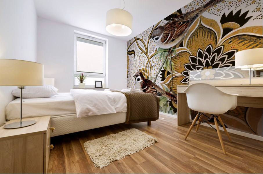Sparrow Mural print