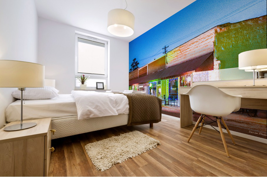 Down on Main Street Mural print