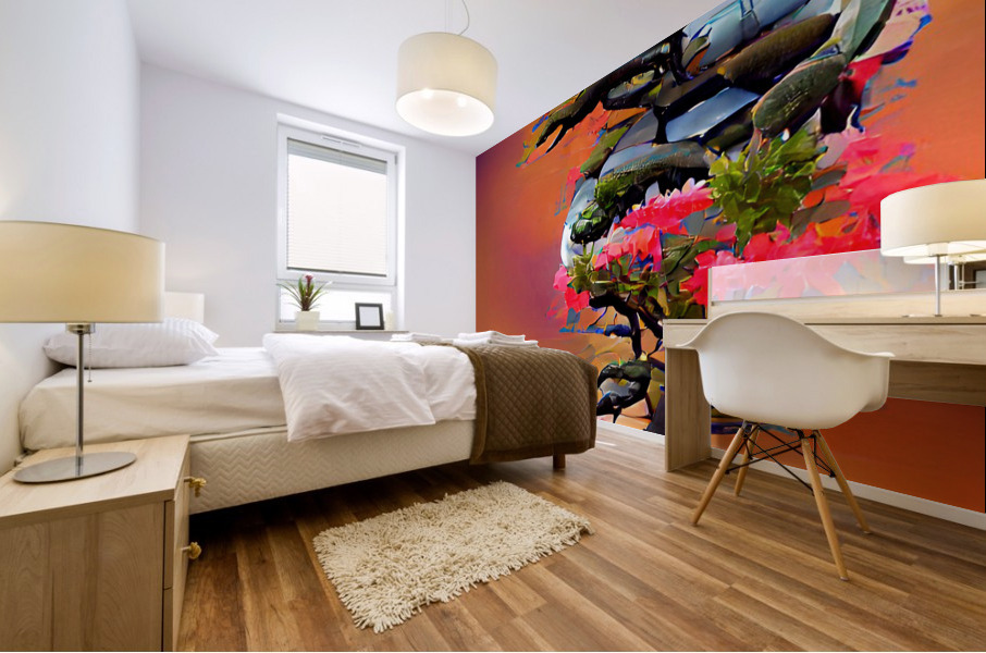 Japanese Bonsai Tree Mural print