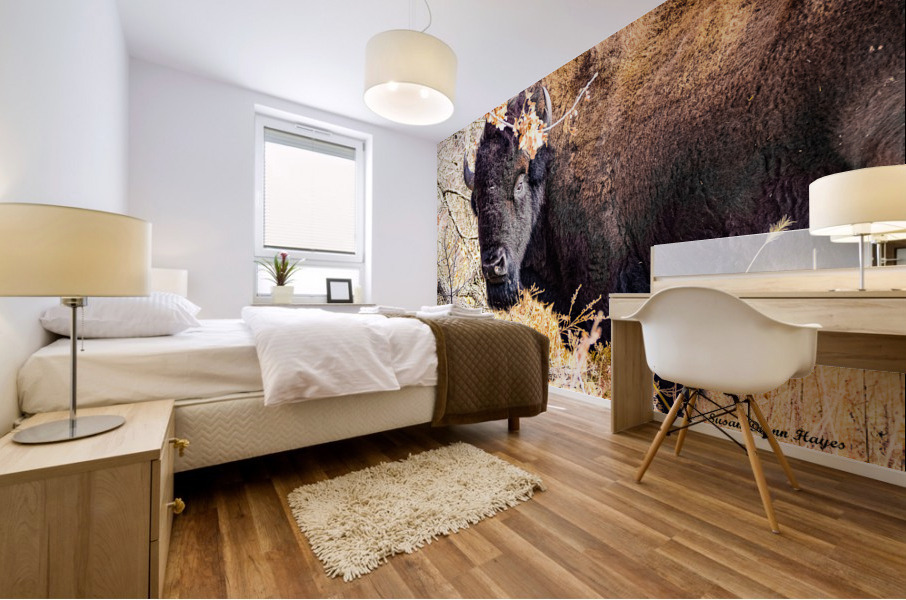 Into the Woods I Go Mural print