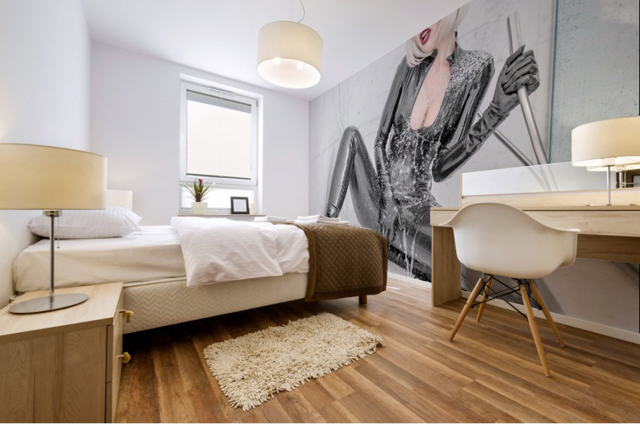 Evilyn13 - Shower Time - Ltd Edition Mural print