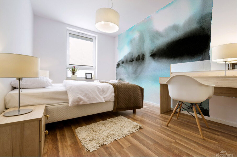 Turquoise Mist 2 Mural print