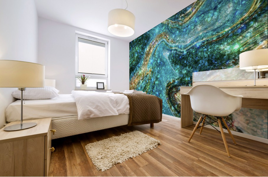 Turquoise Sea Mural print