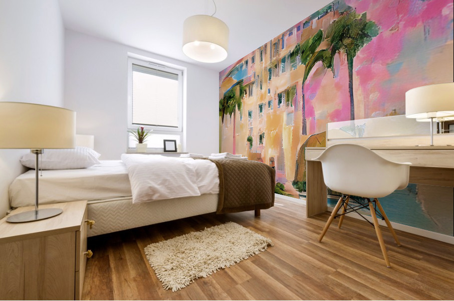 Pastel Ritz Carlton Mural print