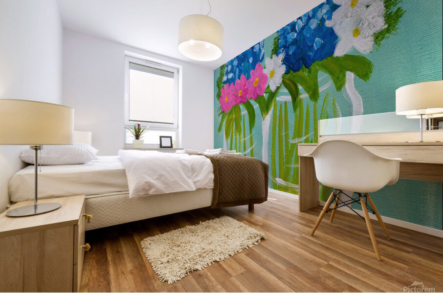 Flower Jars.  Ariana R Mural print