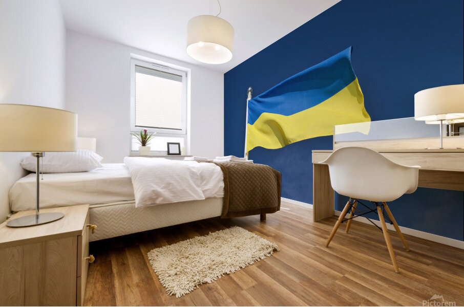 flag of Ukraine Mural print