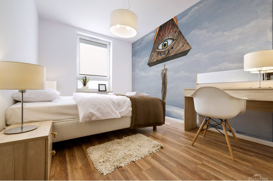 In the Beginning Mural print