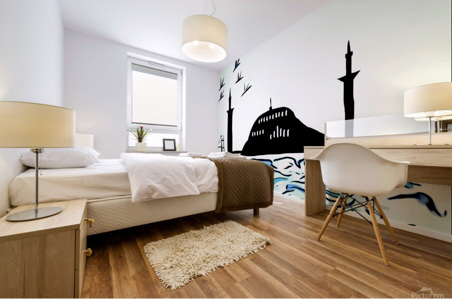 Istanbul during the Day Mural print