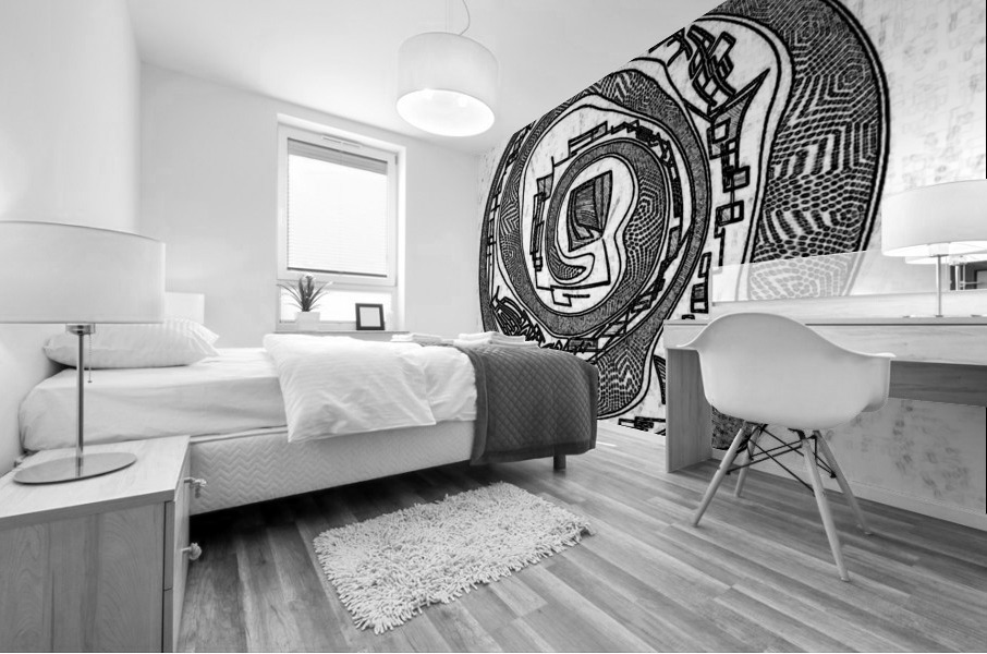 Swirly Mural print