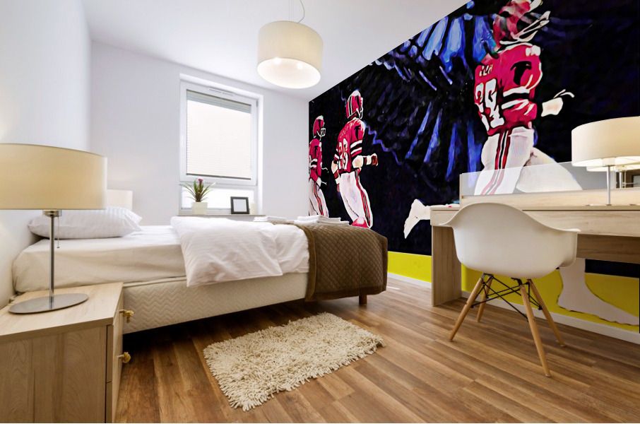 1980 Atlanta Falcons Remix Art Mural print