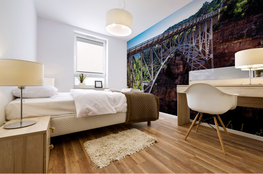 Grand Canyon Bridge   AZ 8187 Mural print