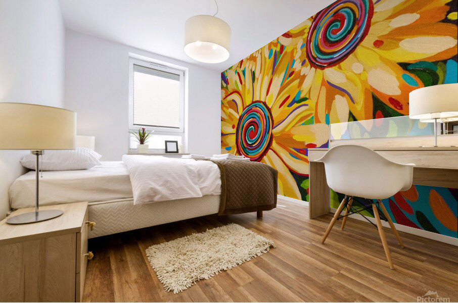 Hypnotized Mural print