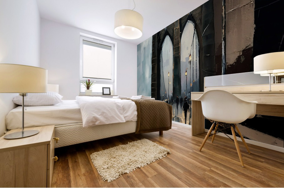 The Bridge 3 Mural print