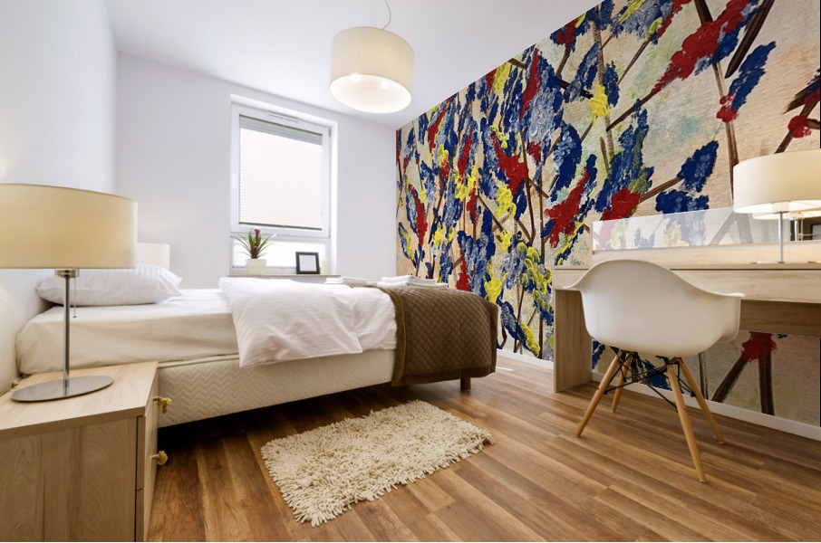 Colorful Heart  Mural print