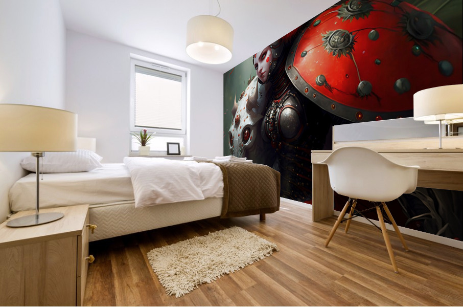 Warrior Ladybug no.3 Mural print