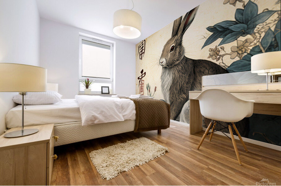 Year of the Rabbit A3 Mural print