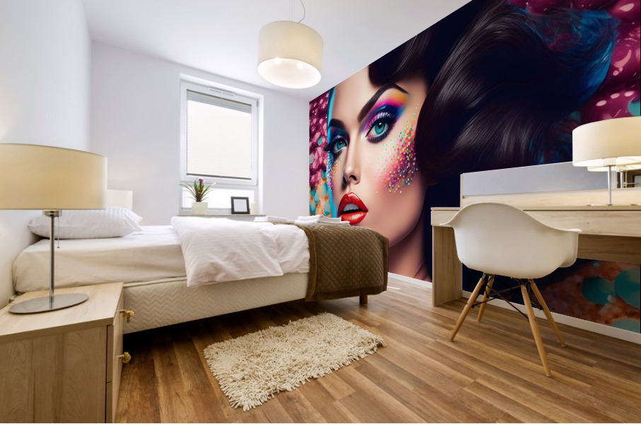 Girl pin up no.16 Mural print