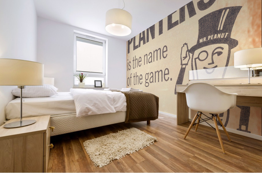 1967 Planters Peanut Ad Mural print