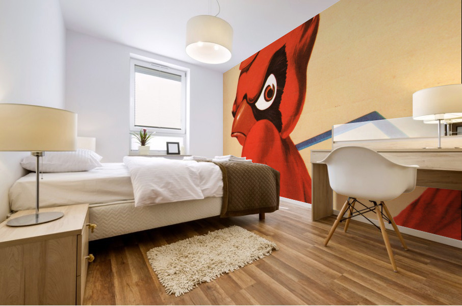 1955 St. Louis Cardinals Art Mural print