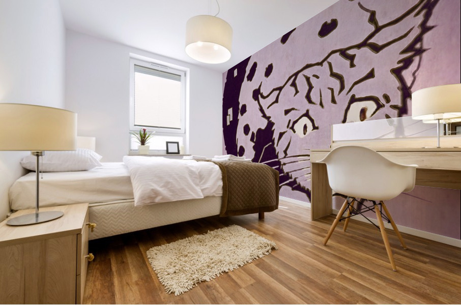 Vintage Kansas State Wildcat Mural print