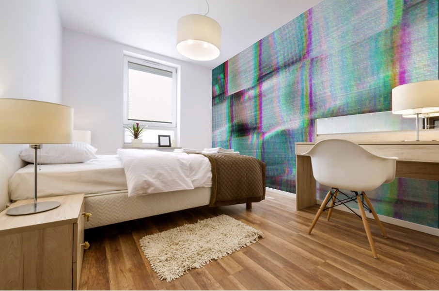 Square Dance 4 Mural print