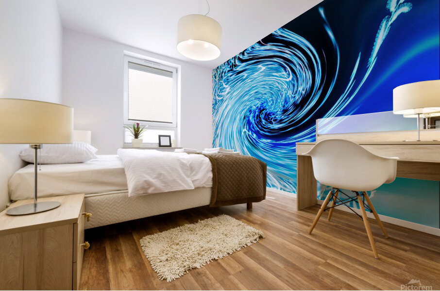 Blue Ice Mural print