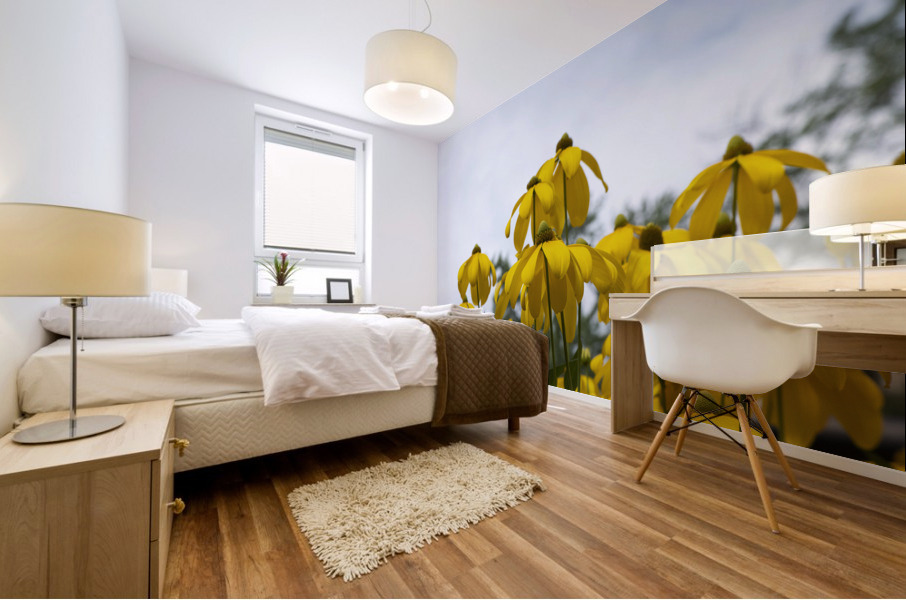 Tournesol naturel Mural print