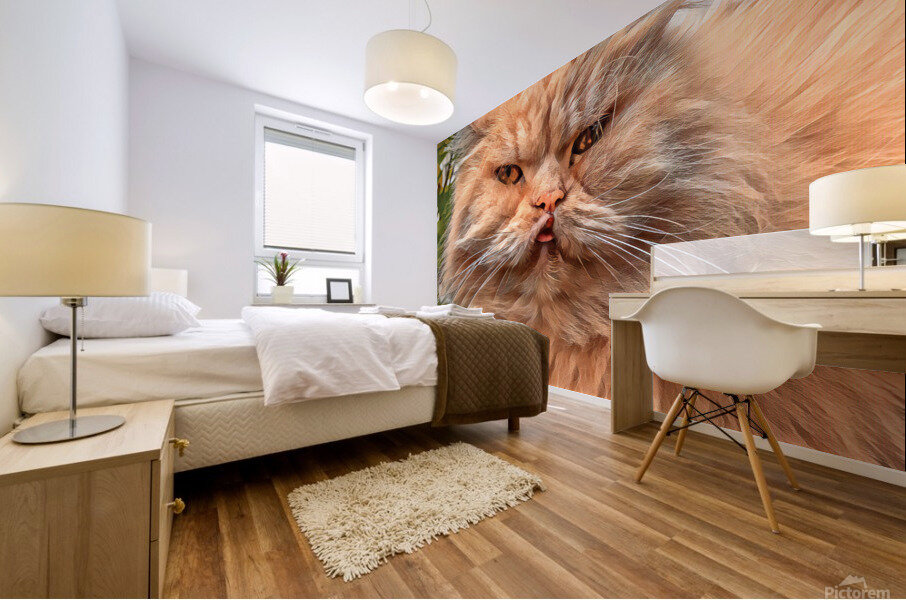 Just Look at that Face Mural print