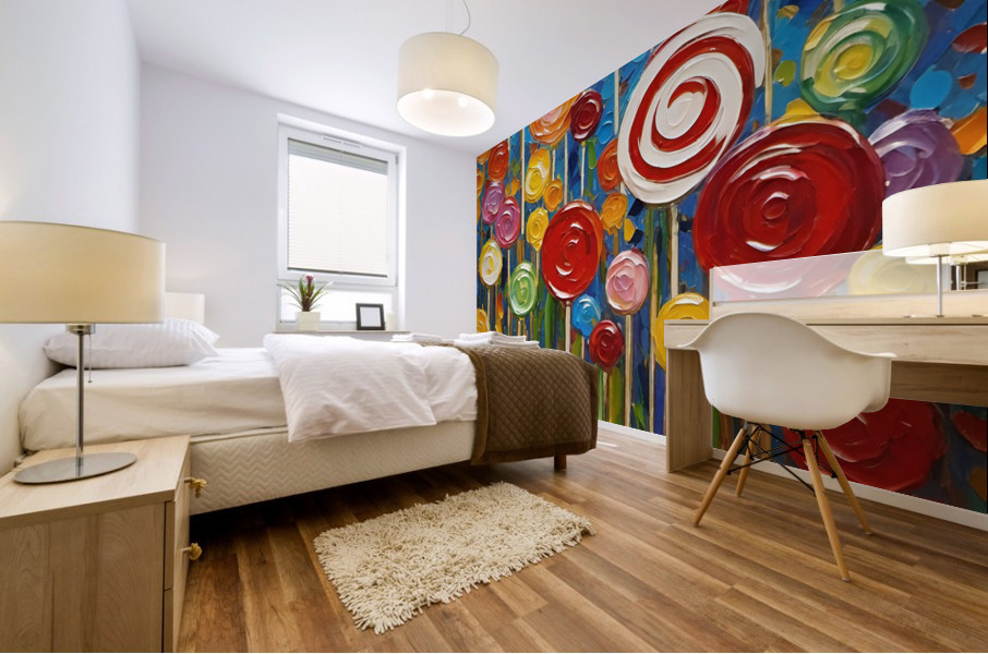 Lollypops Mural print
