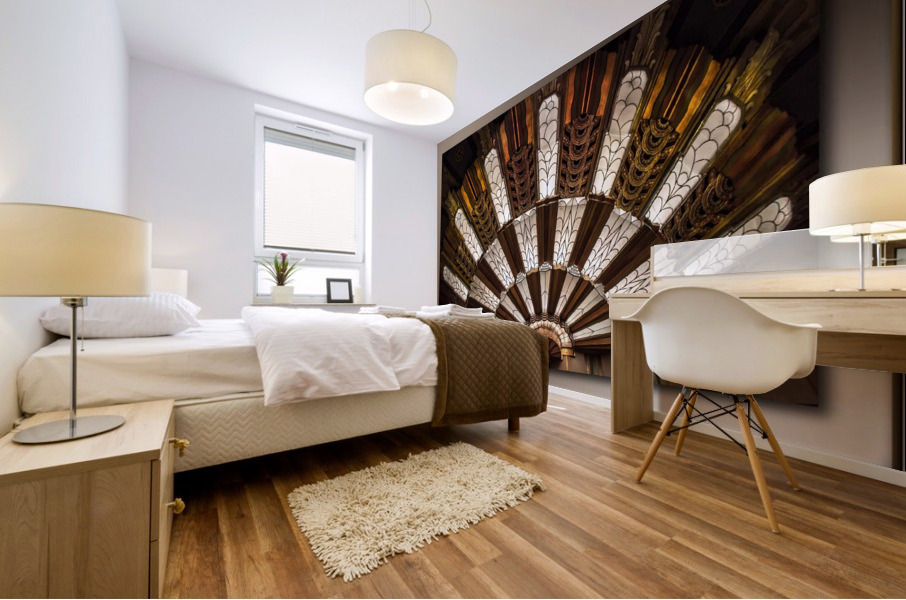 Stained Glass Burst of Deco Impression murale