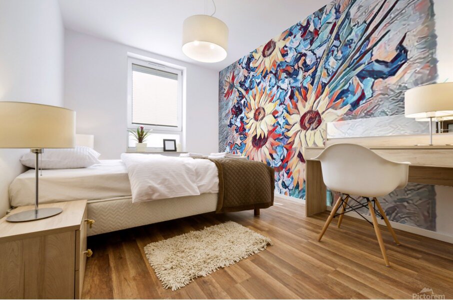 Flower Van Gogh oil painting dig impressionist  Mural print