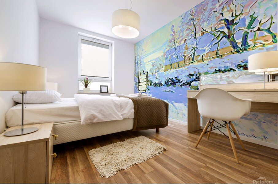 The Magpie 1868–1869  digitized Mural print