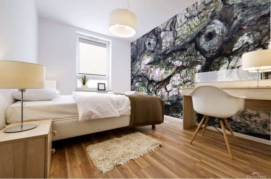 Bark Looks Like a Toad Mural print