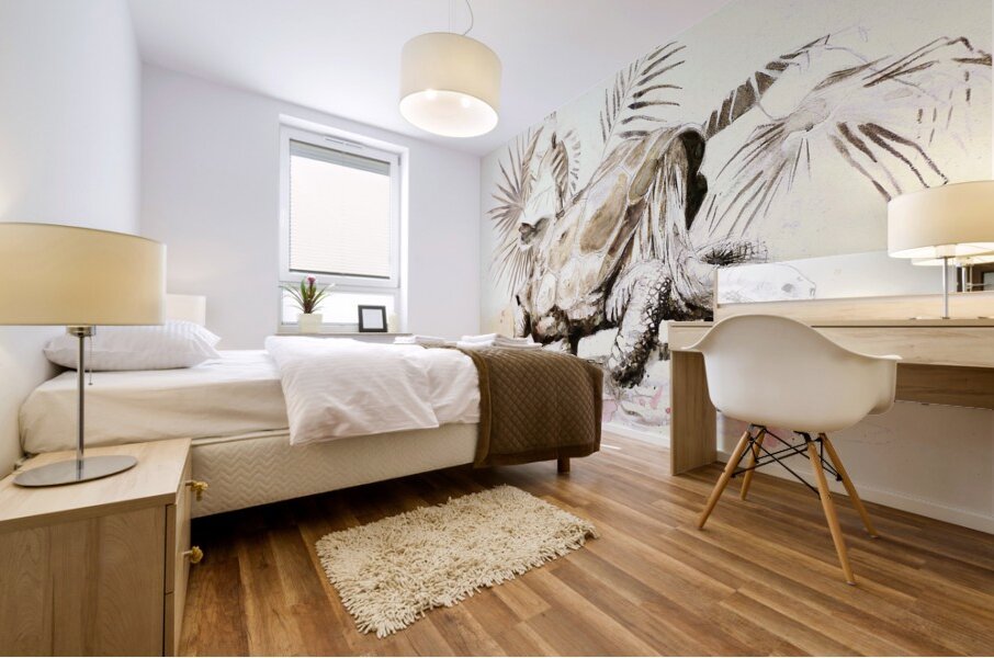 Galapagos Tortoise Mural print