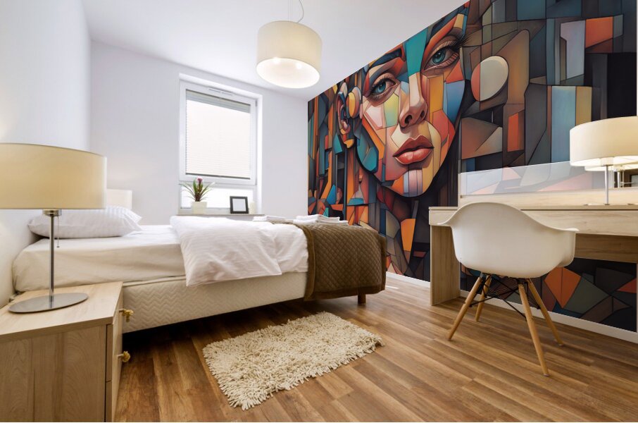 BLUE EYES Mural print