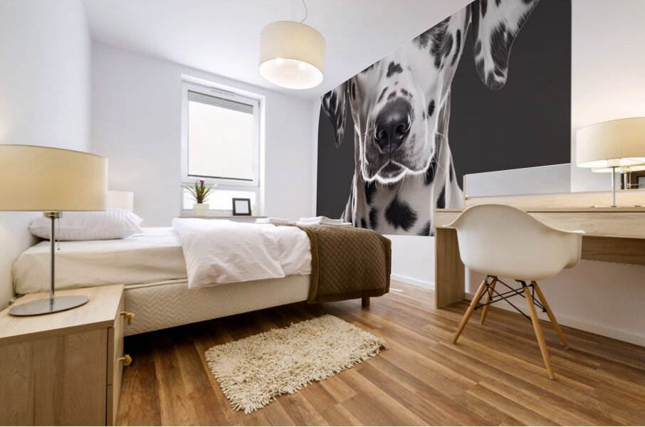 Dalmatian Informative Poster Mural print