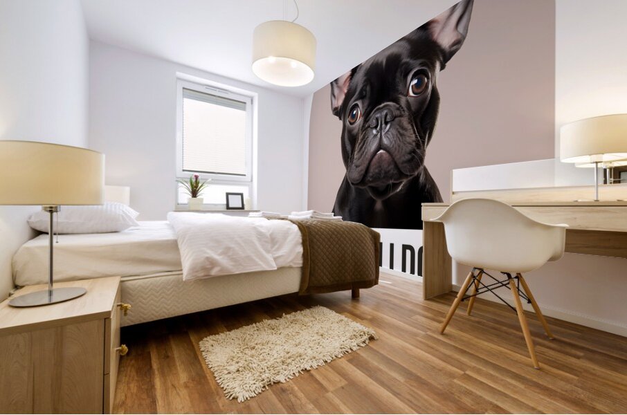 French Bulldog Informative Poster Mural print
