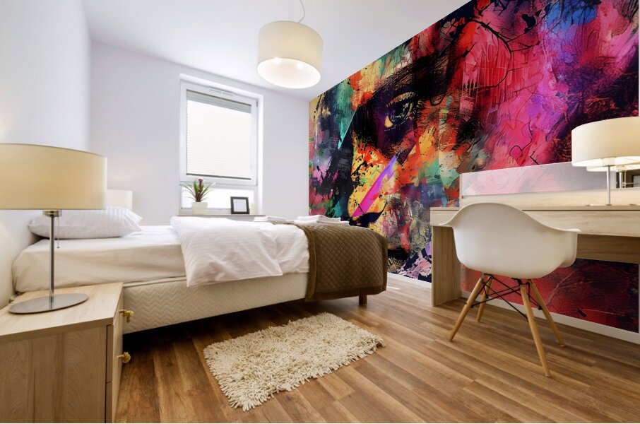 Abstract Portrait 1 Mural print