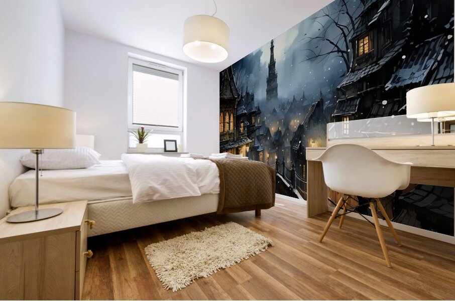 Urban Night 2 Mural print