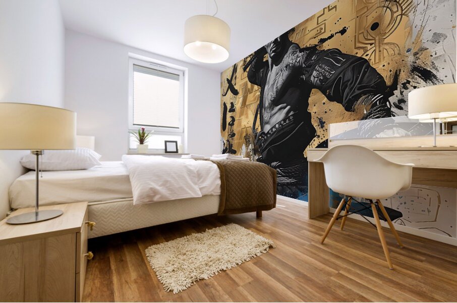 Op Art Soldier 3 Mural print