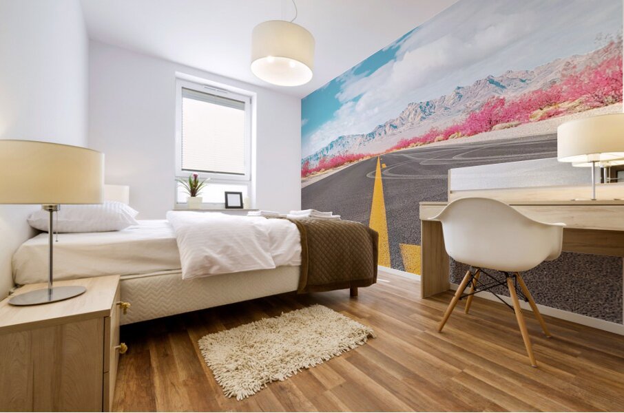 Road to Death Valley Mural print