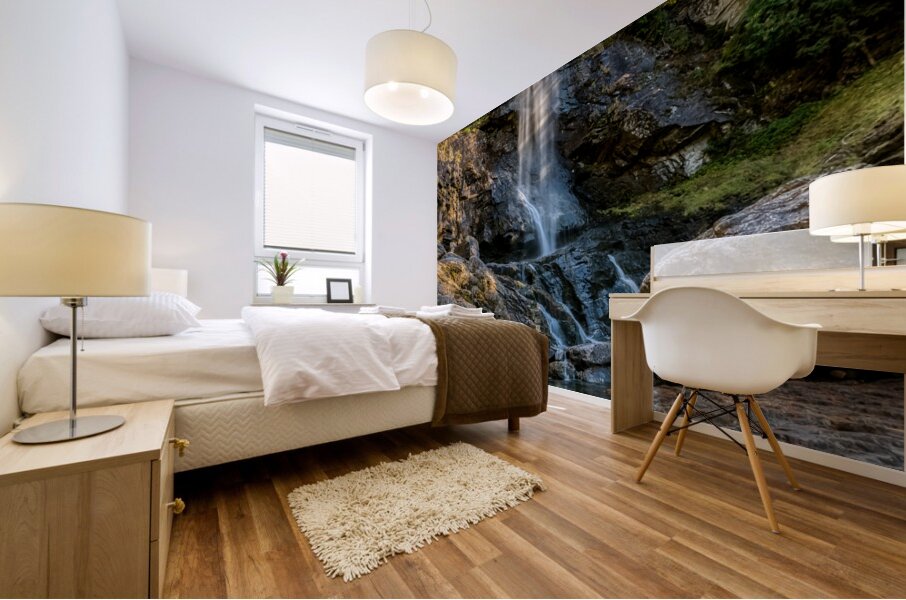 Exstew Falls Morning Mural print