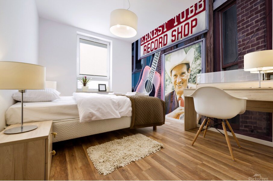 Ernest Tubb Record Shop 8709 Mural print