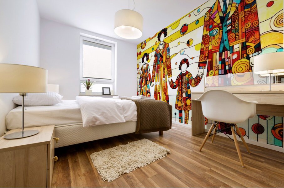 Family Day Canada Honored Mural print