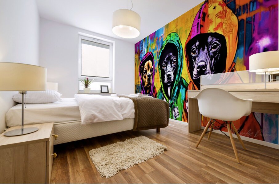 Chihuahua Types Mural print