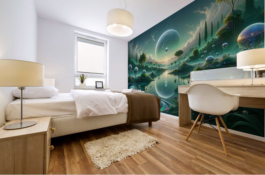 Edenic Architectures Mural print