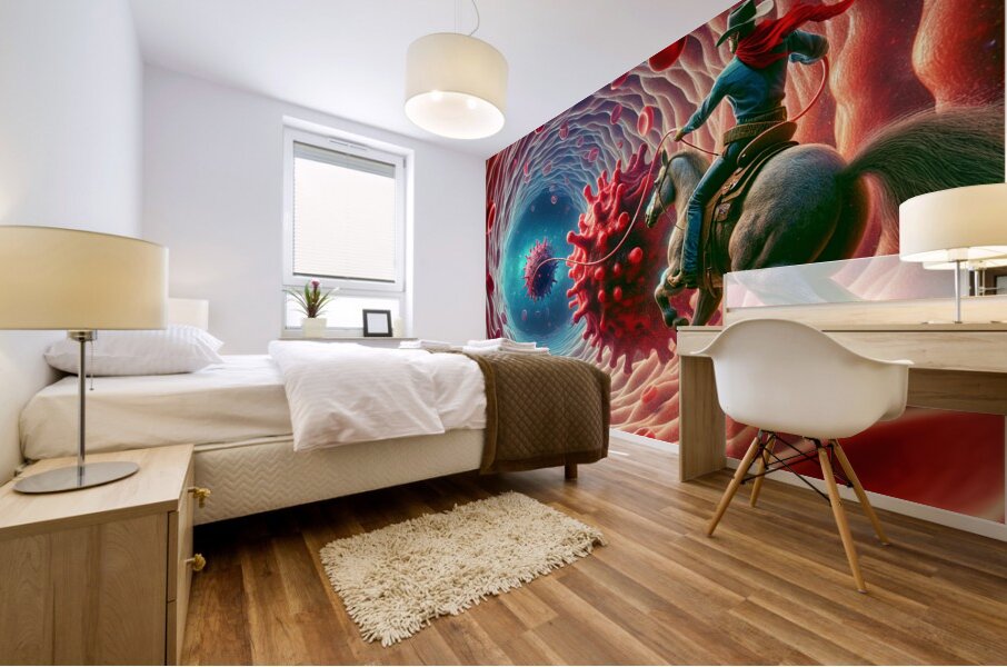 COVID Cowboy Mural print