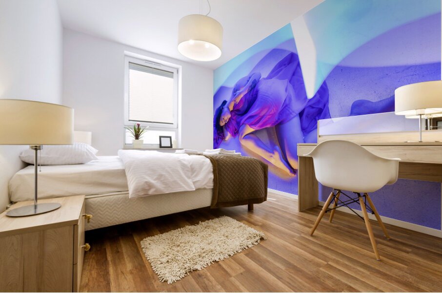 Light Waves Mural print