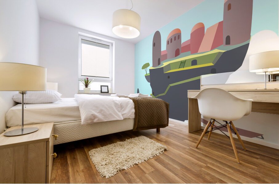 1c floatworld png Mural print