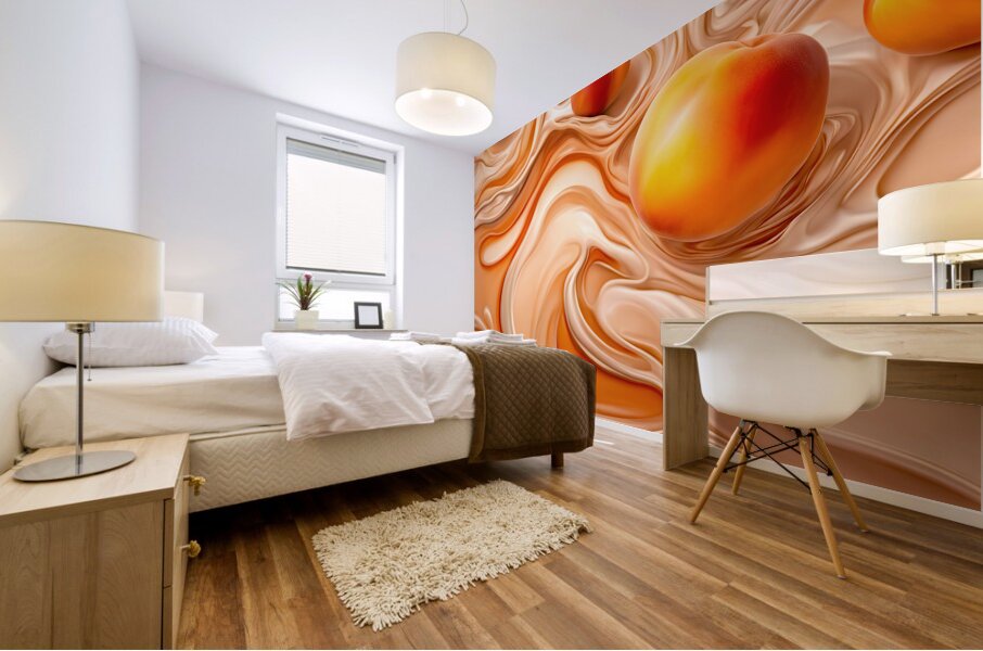 PEACHES & CREAM Mural print